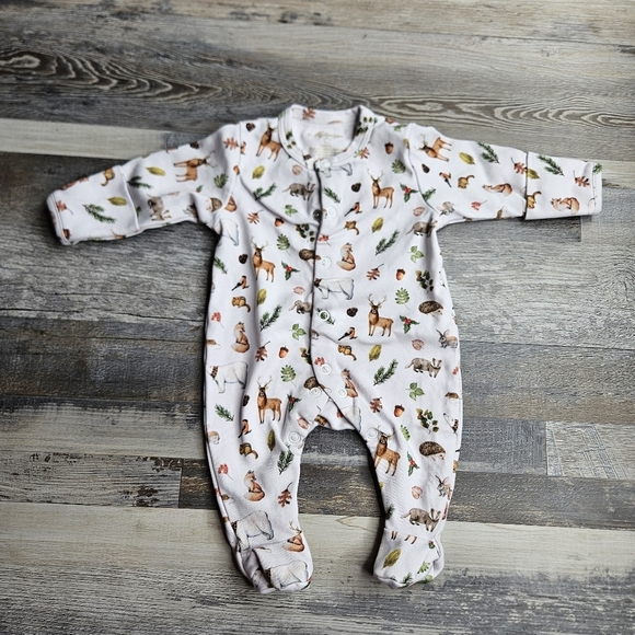 My Little Pie 0-1 Months Woodland Creatures Footie - Picture 1 of 3